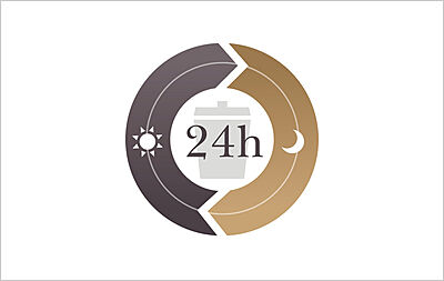 24時間可燃ゴミ出し可能