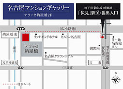 オープンレジデンシア丸の内 THE COURT モデルルーム案内図