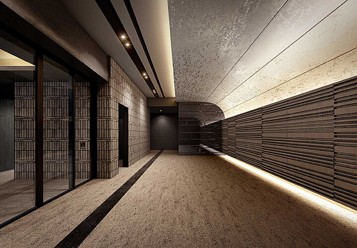 イノバス金山熱田 エントランスホール完成予想CG