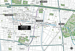 イノバス上前津 現地案内図