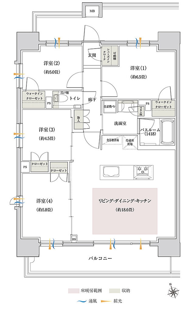 イノバス東岡崎 間取り D