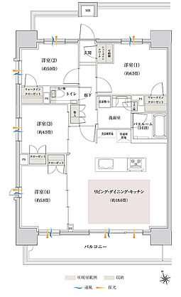 イノバス東岡崎 間取り D