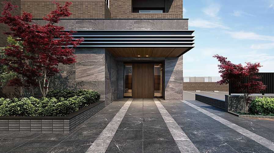 エクセレンシア浜田プレミアムレジデンス エントランス完成予想図