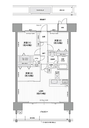 エクセレンシア浜田プレミアムレジデンス 間取り C