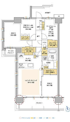 サンリヤン流山パークナード 間取り 【BREEZE FORT】D