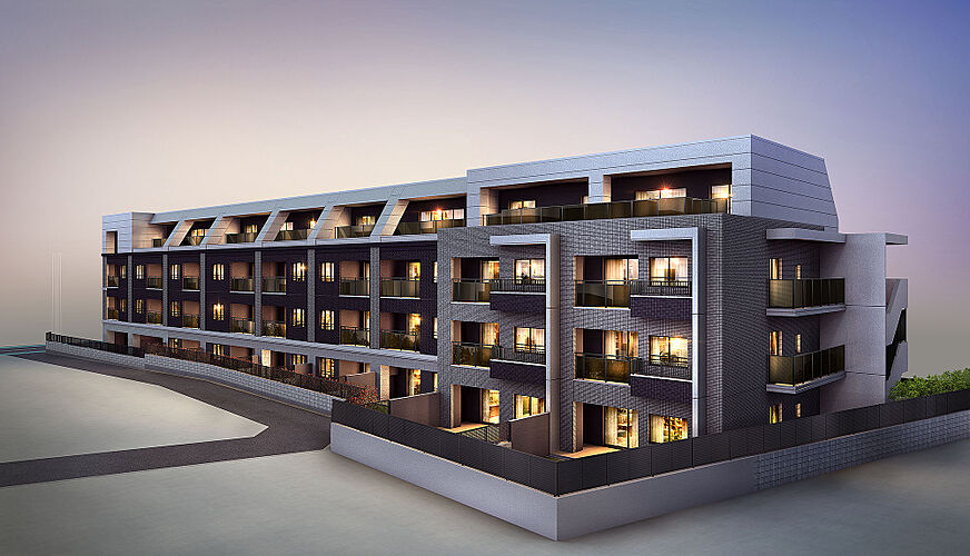 イノバス西新 外観完成予想CG