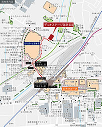 デュオステージ海老名II 現地案内図