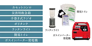 デュオステージ武蔵関 防災備品