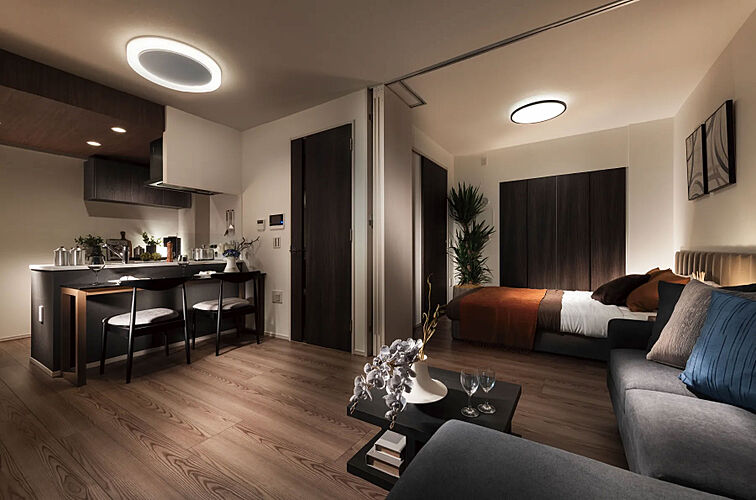 デュオステージ武蔵関 リビング・ダイニング・キッチン・洋室（2）