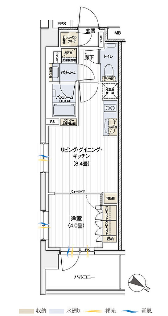 パレステージ宮崎台III 間取り C