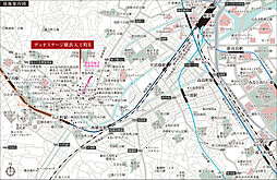 デュオステージ横浜天王町II 現地案内図