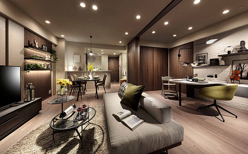 オーベル大宮プレイス リビング・ダイニング