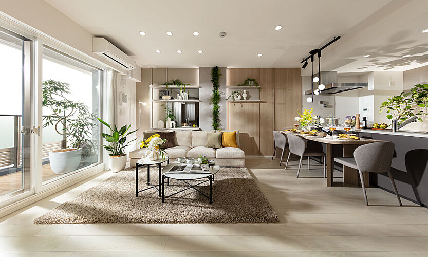 オーベルグランディオ川崎久地ヒルズ リビング・ダイニング