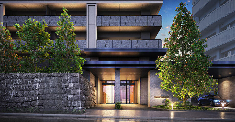 ブランシエラ南洲門前通り エントランスアプローチ完成予想CG