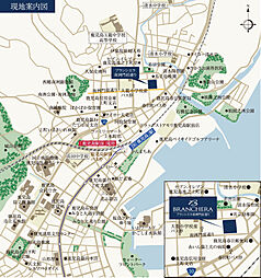 ブランシエラ南洲門前通り 現地案内図