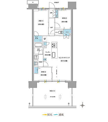 ブランシエラ南洲門前通り 間取り Ig【MENU PLAN 2】