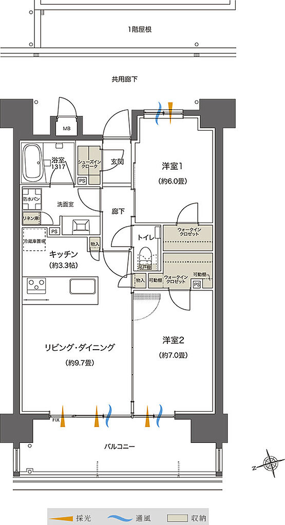 ブランシエラ北谷アラハビーチ 間取り C