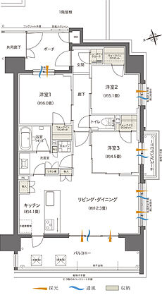 ブランシエラ北谷アラハビーチ 間取り D