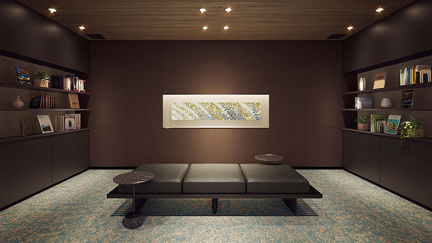 バウス加賀 ブックラウンジ完成予想CG