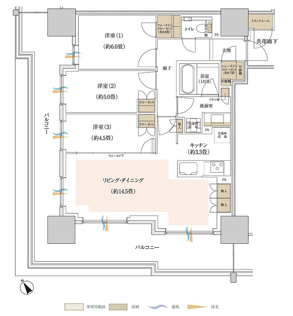 バウス志木タワー 間取り A