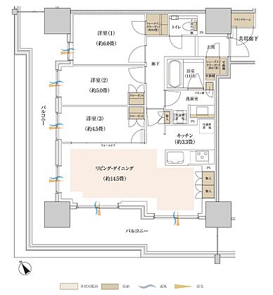 バウス志木タワー 間取り A