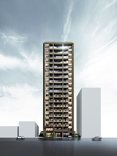 レ・ジェイド札幌大通ザ・タワー 外観完成予想図