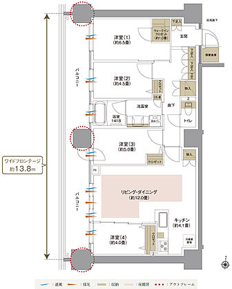 ブランシエラ札幌発寒 間取り B