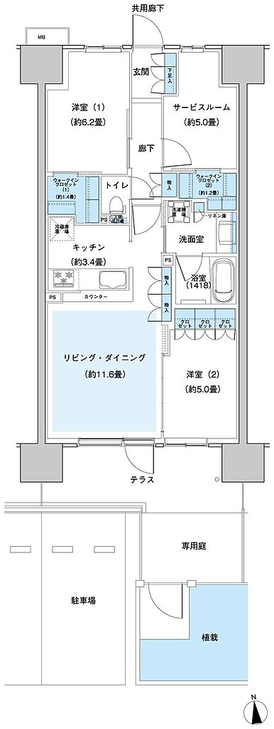 ウエリス八千代村上 間取り Ed3gp