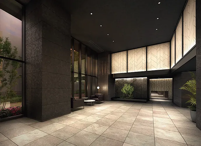 葵クロスタワー エントランスホール完成予想図