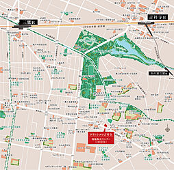 グランシエロ吉祥寺 モデルルーム案内図