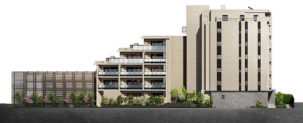 グランドパレス上小田井 外観完成予想CG