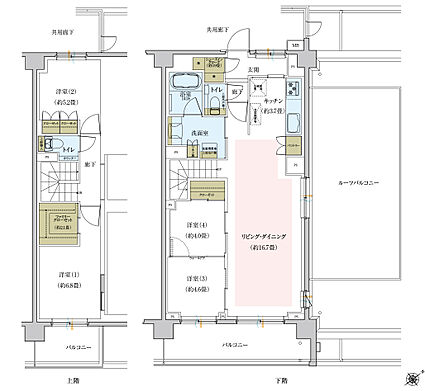 グレーシア南万騎が原マークス 間取り G2