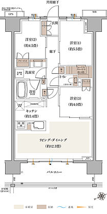 グレーシア海老名かしわ台 間取り C