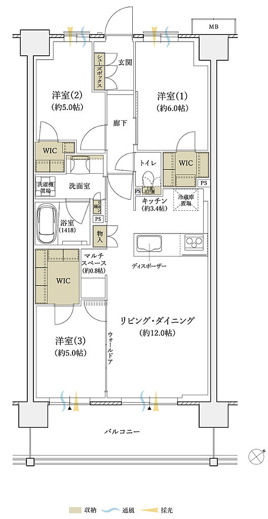 シエリアシティ横浜東戸塚 間取り A10