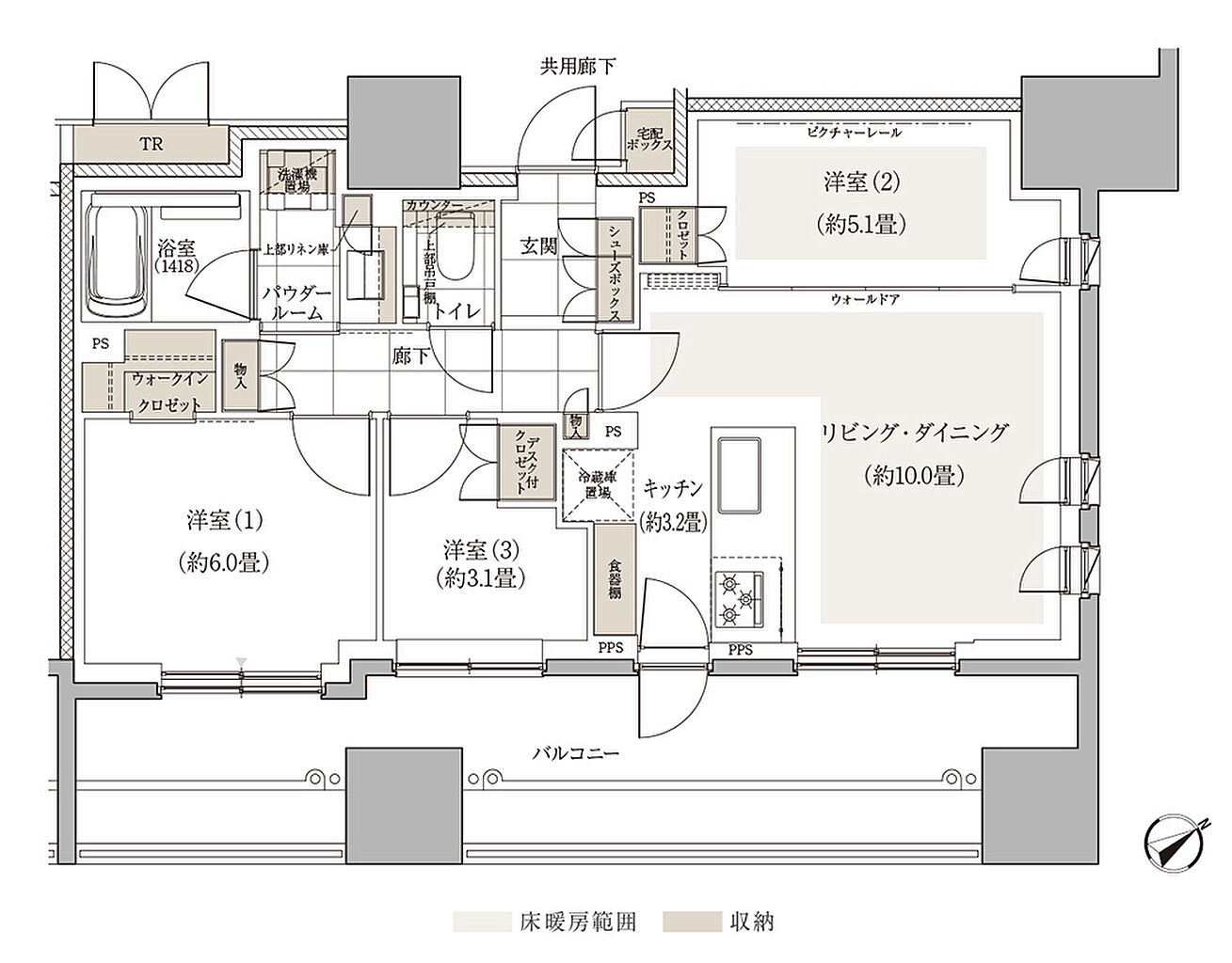 ヴィークハウス目黒 間取り D1