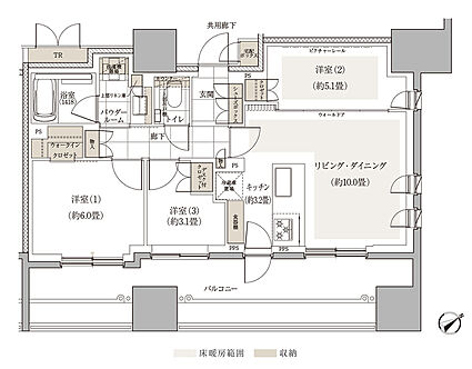 ヴィークハウス目黒 間取り D1