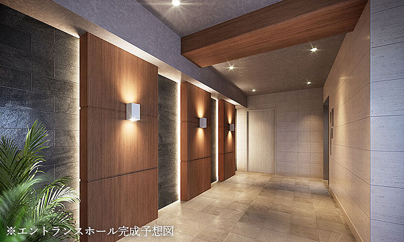 プラウディアコート越来 エントランスホール完成予想図
