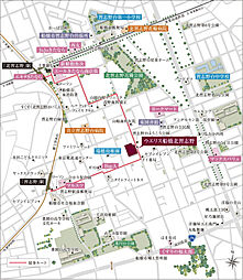 ウエリス船橋北習志野 現地案内図