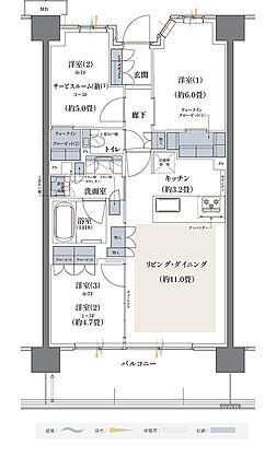 ビアレ北浦和 間取り I