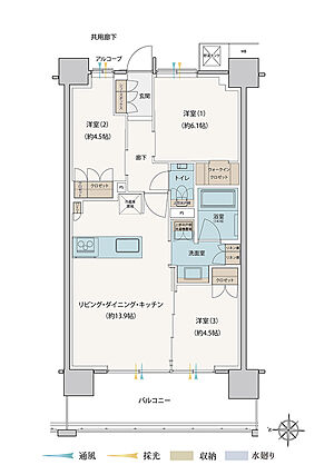 シエリア深川木場 間取り C1