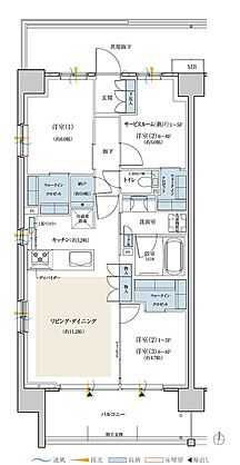 ビアレ新越谷 間取り S-E