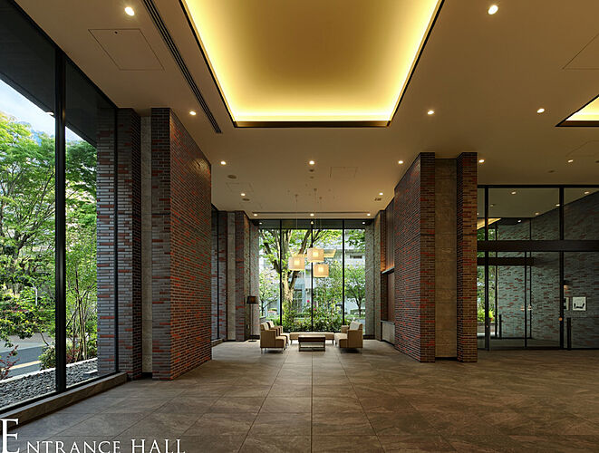 シティテラス柏 エントランスホール（2023年5月撮影）