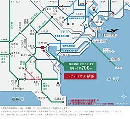 シティハウス横浜 アクセス図