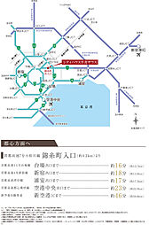 シティハウス平井サウス アクセス図