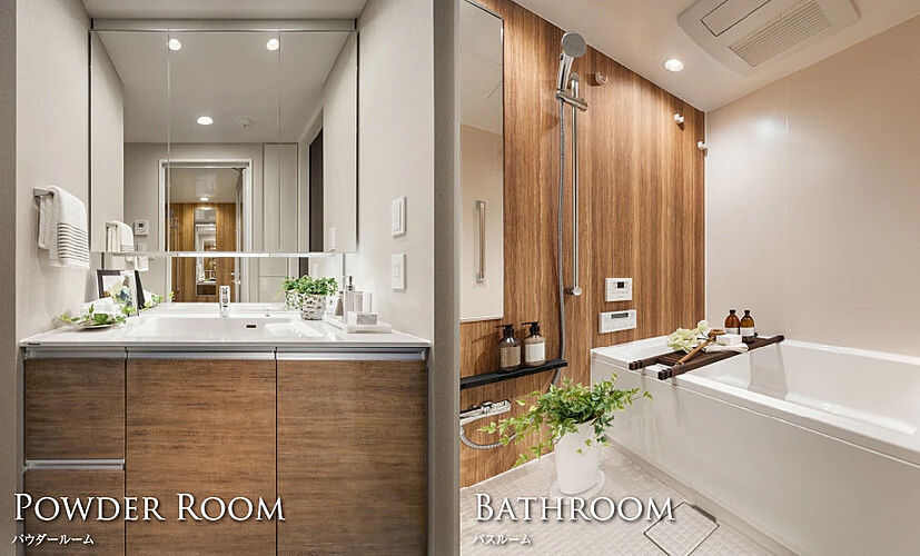 シティテラス赤羽THE EAST パウダールーム／バスルーム