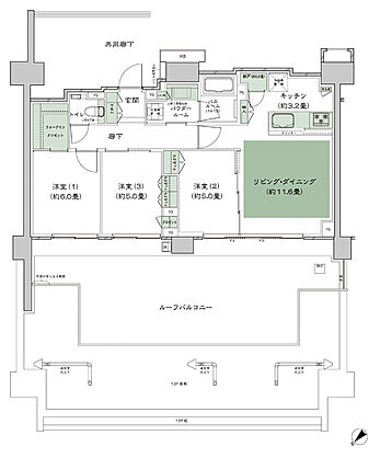 シティテラス赤羽THE EAST 間取り A-D3r
