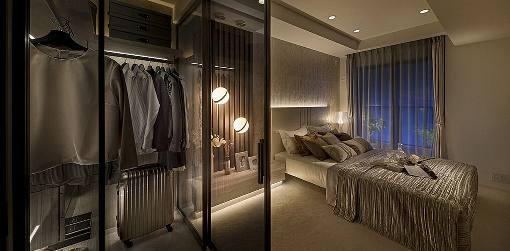 グランドシティタワー月島 ベッドルーム