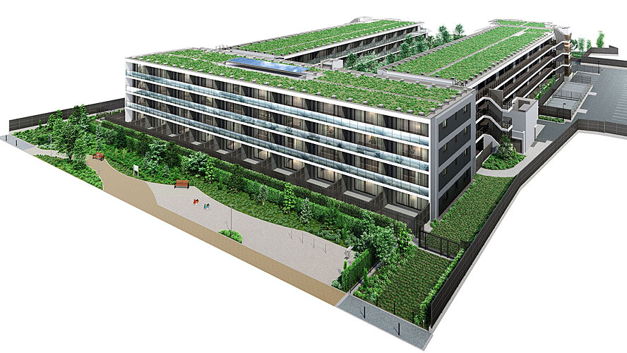 シティテラス桜上水 外観完成予想図