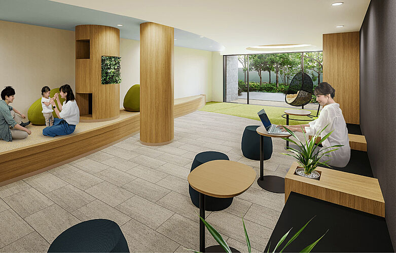 シティテラス下丸子 オーナーズラウンジ完成予想図