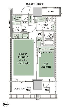CITY TOWER THE RAINBOW 間取り D-1